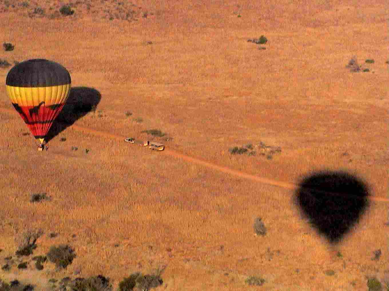 Balloon ride in Pilanesberg National Park