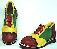 Scallop Toe, Four Color Street Shoe